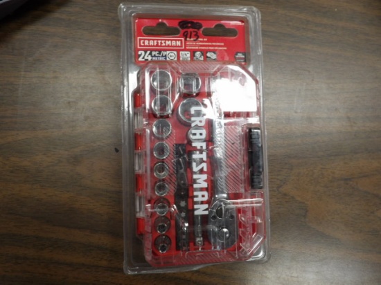 Craftsman 24 Pc Socket Set, 1/4"