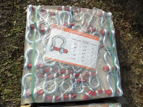 (38) New Screw Pin Clevises, Various Sizes