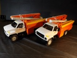 (2) Nyseg Bucket Trucks, DJ Productions 1995 w/ Box