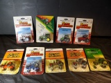 (9) Older 1/64 Tractors