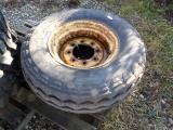 New Carlisle 11L-16 Industrial Tire On 8 Lug Rim