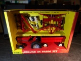 Ertl Deluxe International Farm Set, NIB, Front Has Excellent Color But The