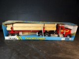 Ertl Peterbilt Log Truck w/ Real Wooden Logs