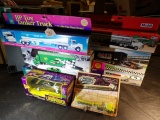 (3) Mobil Trucks, (3) BP, (2) Small Trucks
