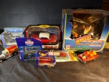57 Chevy Belair, Robotic Space Buggy, (6) Small Scale Toys