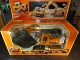 New Brite Cat 245 Excavator Battery Operated Toy, Has Been Played With and