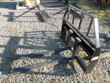 Kivel 3500 LB SSL Pallet Forks, Uni versal Quick Attach