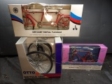 (3) 1/10 Scale Bycycles & Dicycles NIB
