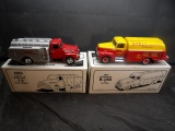 (2) First Gear High Detail Trucks, '57 IH R190 & '51 Ford Carlos Leffler