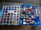 Hot Wheel Rolling Carry Case Full Of Hot Wheels Cars