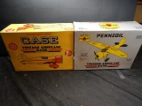 Case & Pennzoil Airplane Banks