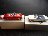 66 Ford Mustang & '56 Ford Thunderbird, Detailed Danbury Mint