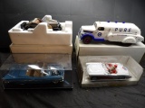 Chevy Impala, Pure Oil Truck, Danbury Mint Ford Model A, Corvette w/ Santa