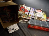 Hot Wheel Race Track & Lot Of 1/64 Nascars Toys