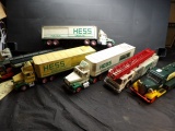 (7) Hess Trucks, Unboxed & Played With