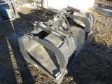 Wolverine GB-11-72W 6' SSL Dual Cylinder Grapple Bucket, Flat Bottom