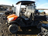 Kubota RTVX900 4wd Utility Vehicle, Good Running 3 Cylinder Diesel Engine,