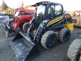 2022 New Holland L320 Skid Steer, Like New Machine With Only 8 Hours And Fa