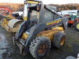 New Holland LS180 Skid Steer, OROPS, No Bucket, Runs Good, Works But Has An