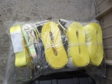 Pack Of 4 New Ratchet Straps