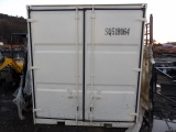 7x12 Storage Container, Side Door & Window, Minor Floor Damage