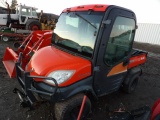 Kubota RTV1100 UTV Utility Vehicle, Factory Cab w/ Heat & AC, Power Steerin