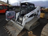 2016 Bobcat T650 CTL Track Skid Steer, OROPS, Hand & Foot Controls, Paladin