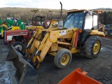 Ford 545D Loader Tractor, EROPS w/ Heat, 3pt, Pto, 1594 Hours, Runs & Works