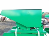 Small Green Self Dumping Hopper
