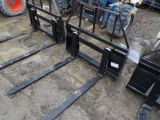 AGT SAII100 SSL Pallet Forks, Universal Quick Attach