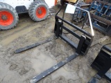 AGT SAII100 SSL Pallet Forks, Universal Quick Attach