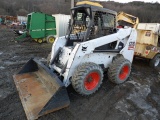 Bobcat S220 Skid Steer, OROPS, Excellent Tires, Good Running Kubota Diesel