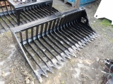 Unused KC 6' Heavy Duty Rock Bucket, SSL Quick Attach