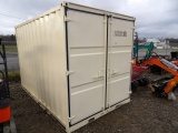 7'X12' Storage Container w/ Side Door & Window