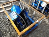 AGT SSECAG-W SSL Post Hole Digger w/ 3 Augurs, Blue