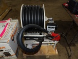 50' Hose Reel w/ Diesel Fuel Pump & Meter