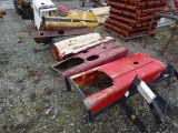 Large Lot Of Tractor Hoods & Misc Tinwork, 86 Series Fuel Tank