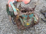 John Deere 2 Cylinder Gas Engine Core, No Head, Rusty