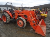 Kubota M5040 4wd Tractor w/ LA1153 Loader, Hydraulic Shuttle, Universal Qui
