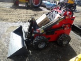 Roda RD380 Mini Skid Steer With Wheels, Aux Hydraulics, Dingo Style Quick A