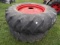 Goodyear 20.8-38 9 Bolt Duals, Nice Offset Rims For Tractor Pulling!