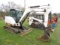 2008 Bobcat 335G Mini Excavator w/ Angle Blade & Hydraulic Thumb, Full Cab