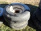 Pair Of 11L-15 Implement Wheels, 6 Bolt