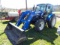 New Holland T4.75 Powerstar 4wd Tractor w/ 655 TL Loader, Universal SSL Qui