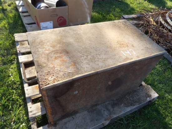 Heavy Metal Box w/ Welding Cable & Misc