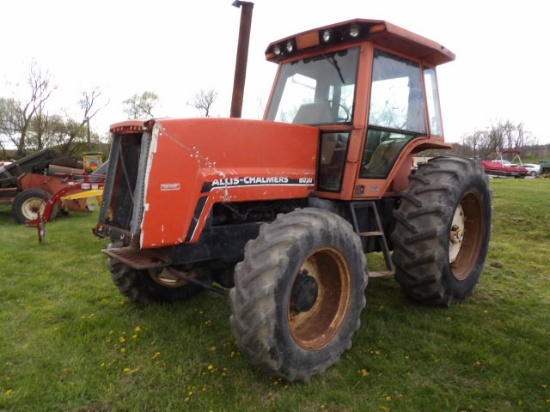 Allis Chalmers 8030 MFWD Tractor, Powershift, 540 Pto, Dual Remotes, 3pt, 9