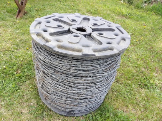 Large Roll Of Barb Wire, Approx  2500"