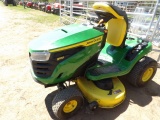 John Deere S120 Riding Mower, LIKE NEW w/ Only 12 Hours! V Twin Gas Engine