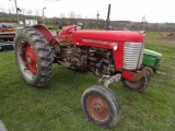 Massey Ferguson 65 Hi Clear Antique Tractor, Very Nice Firestone 13.6-38 Re