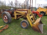 International 504 Tractor w/ Loader, Gas, 15.5-38 Tires, 2 Sets Of Wheel We